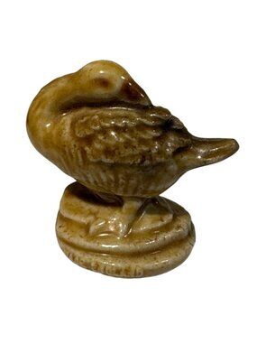 Vintage Wade Whimsies Goose Duck Bird Figurine England Ceramic Minature